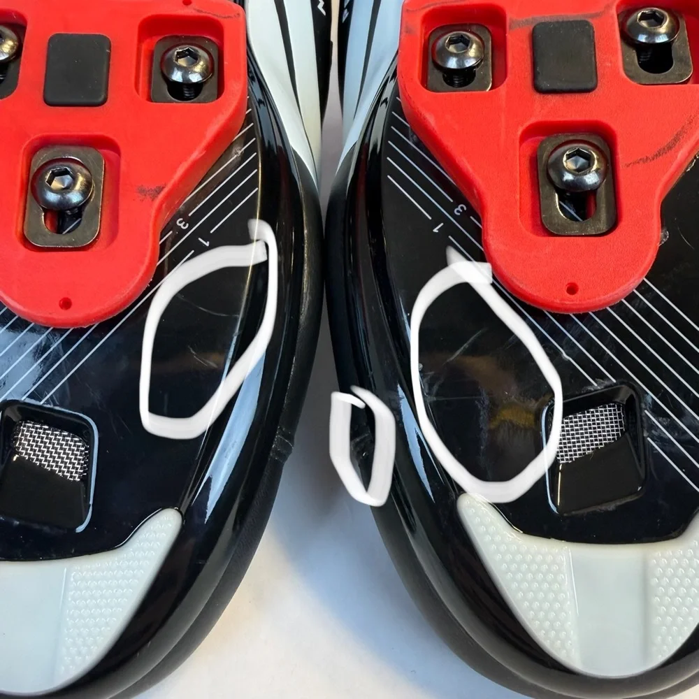 Peloton Cycling Shoes Size 45 (Men's 11) Look Delta Cleats Black Spin Bike Ride